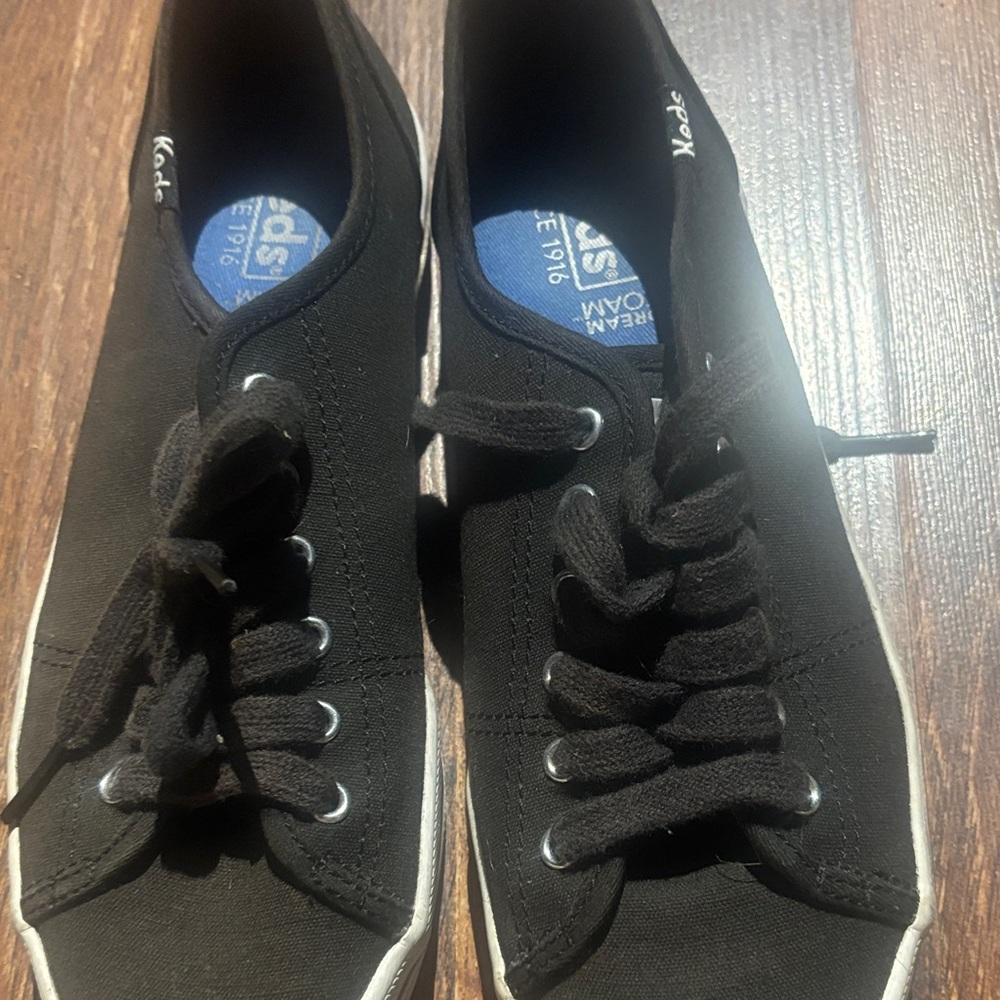 Keds Women’s  Black Canvas Sneakers